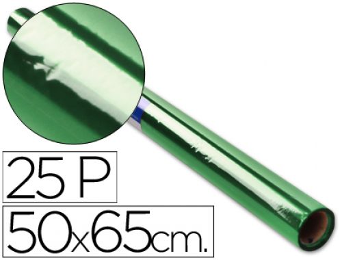 Papel celofane sadipal 50 x 65 cm 20 gr verde , Sadipal , 22334 , 8427973125035
